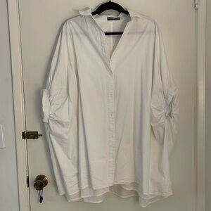 Button up white blouse